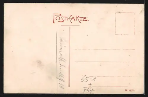 AK Zorn, Ortspanorama mit Stationsgebäude Brumath