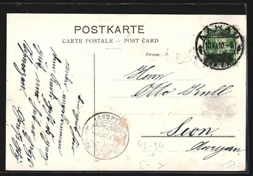 AK Aarau, Krematorium, Entwurf Albert Fröhlich, Panorama