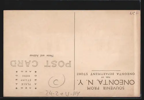 AK Oneonta, NY, Fire, December 27th 1908, Old Wooden Row, Main St., New Block