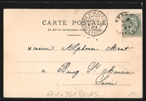 AK Reims, Exposition 1903, Le Village Noir, afrikanische Volkstypen