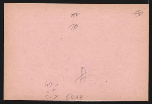 Künstler-AK Graz, Grazer in Tracht mit Strassenpartie als Karten- u. Briefmarkenmotiv, Juxpostkarte