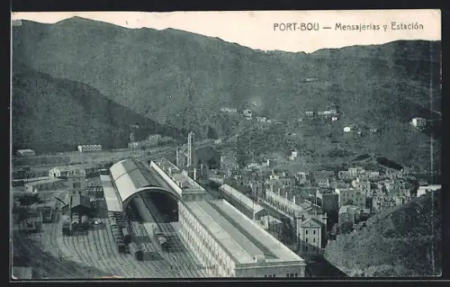 AK Port-Bou, Mensajerias y Estacion