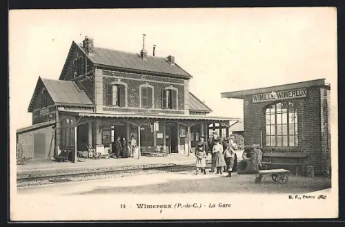 AK Wimereux /P.-de-C., La Gare