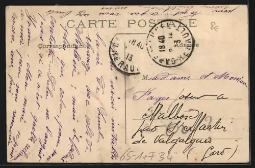 AK Lunel /Hérault, Vue interieure de la Gare