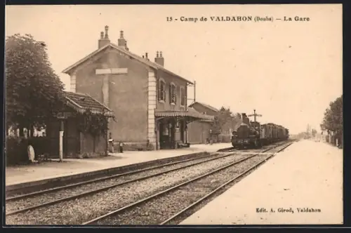 AK Valdahon /Doubs, Camp de Valdahon, La Gare