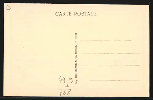 AK Trois-Épis, L`Arret du Tramway, Bergbahn