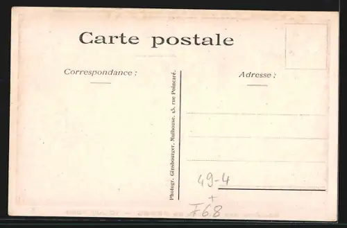 AK Kembs, Baptême des Cloches 1923, Glocke