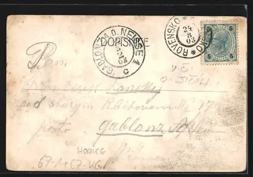 AK Horice, Prumyslova a umelecka vystava 1903, Ausstellung