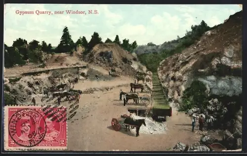 AK Windsor, Gypsum Quarry, Steinbruch