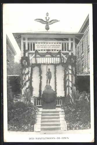 AK Wien, Erzherzog Albrecht-Kaserne, Der Sanitätsmann im Eisen