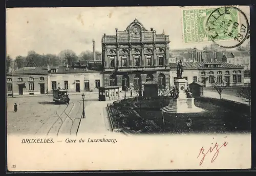 AK Bruxelles, Gare du Luxembourg, Bahnhof