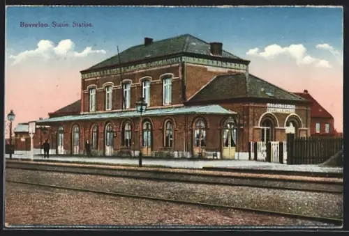 AK Beverloo, Station, Bahnhof