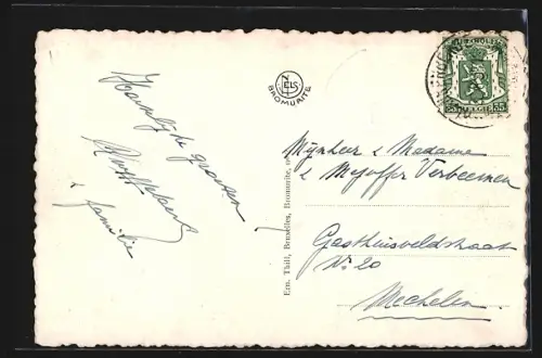 AK Blankenberghe, La Gare et la Halte des Tramways, Bahnhof