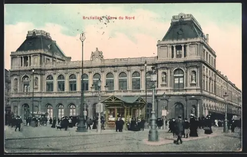 AK Bruxelles, Gare du Nord, Bahnhof