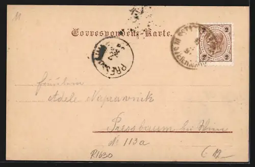 AK Gstatterboden, Bahnhof mit Reichenstein