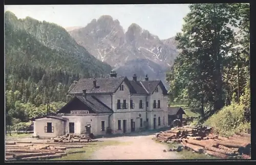 AK Gstatterboden, der Gstatterboden mit dem Reichenstein