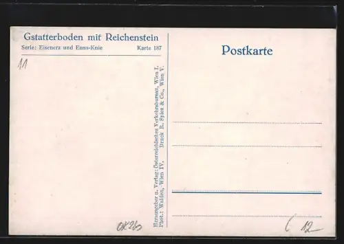 AK Gstatterboden, der Gstatterboden mit dem Reichenstein
