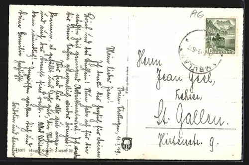 AK Stein /AG, Teilansicht mit Bahnhof