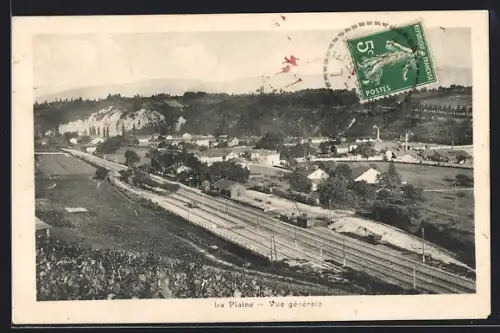 AK La Plaine, Bahnhof, Vue générale