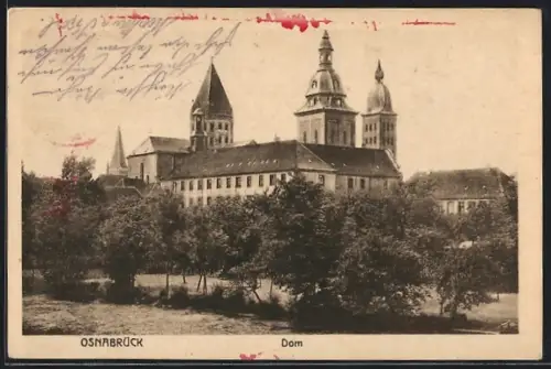 AK Osnabrück, Blick zum Dom
