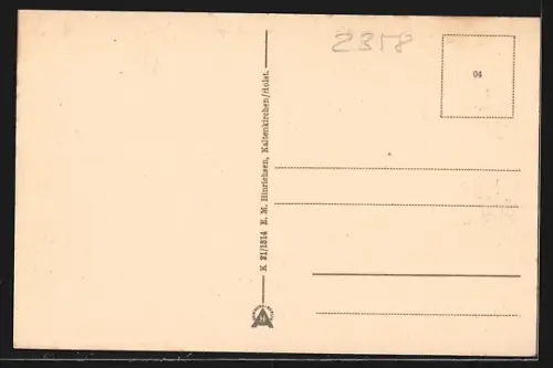 AK Kaltenkirchen, Kriegerdenkmal 1870-71