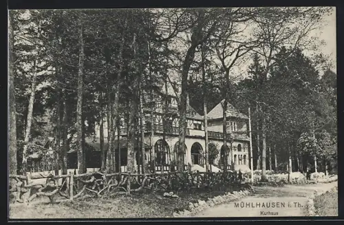 AK Mühlhausen i. Thür., Blick zum Kurhaus