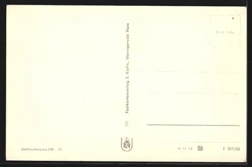 AK Ilsenburg / Harz, FDGB-Vertragsheim Hotel Lindenhof