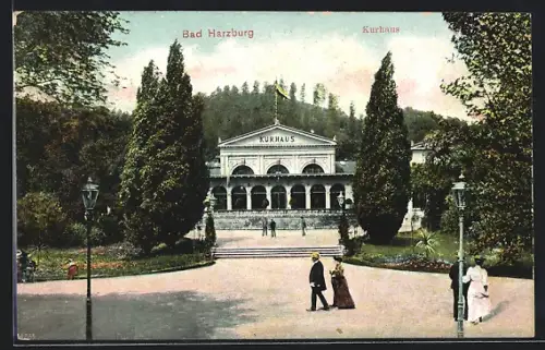 AK Bad Harzburg, Blick zum Kurhaus