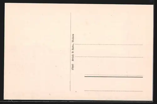 AK Königsbrück, Markt mit Rathaus