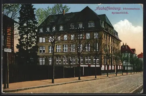 AK Aschaffenburg, Töchterschule, Spessartblick