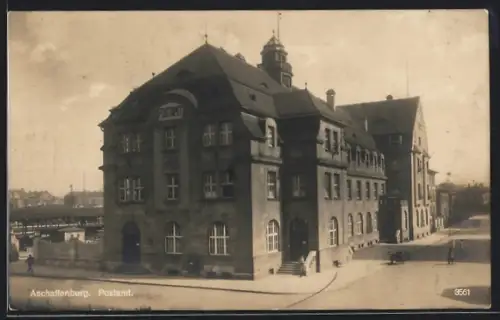 AK Aschaffenburg, Ansicht vom Postamt