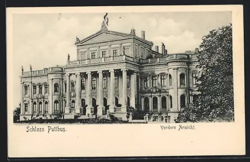 AK Puttbus, Schloss, Vordere Ansicht