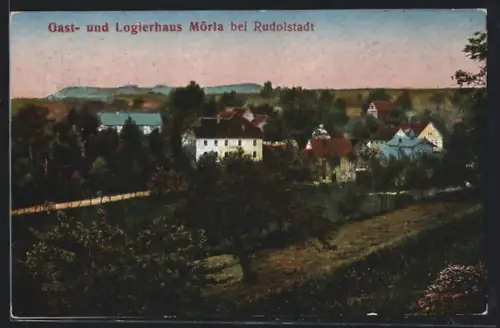 AK Mörla bei Rudolstadt, Gast- und Logierhaus