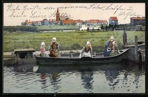 AK Marken, Kinder in einem Boot