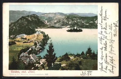 AK Veldes, Südlicher Teil aus der Vogelschau