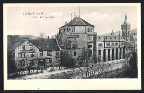 AK Goslar am Harz, Hotel Achtermann