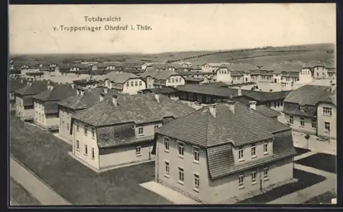 AK Ohrdruf i. Thür., Truppenlager, Totalansicht