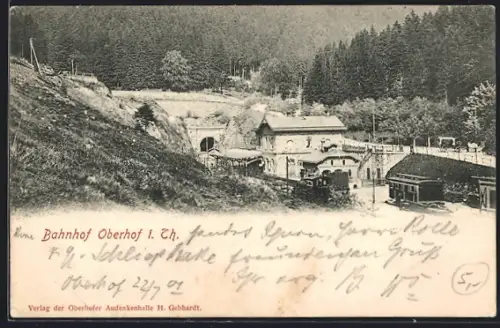 AK Oberhof i. Th., Bahnhof