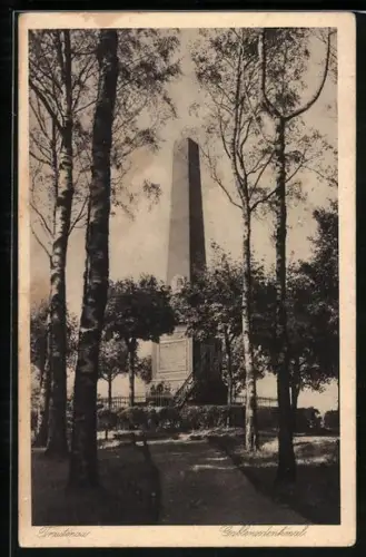 AK Trautenau, Gablenzdenkmal