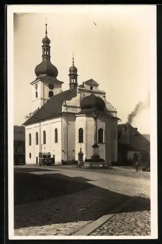 AK Úpice, Kostel