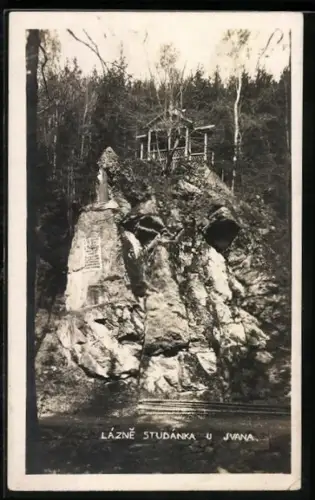 AK Lázne Studánka u Jvana, Ortspartie
