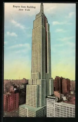 AK New York, NY, Empire State Building