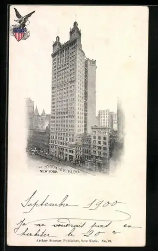 AK New York, NY, Park Row Building