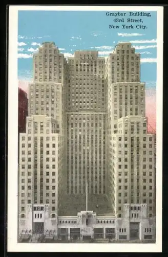 AK New York, NY, Graybar Building, 43rd Street