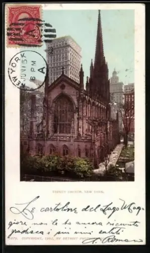 AK New York, NY, Trinity Church