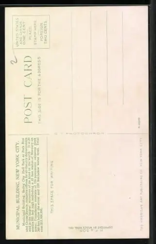 AK New York, NY, Municipal Building