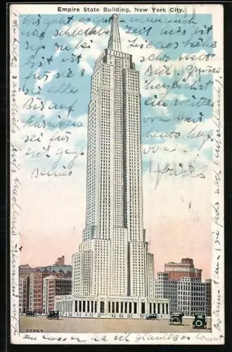 AK New York, NY, Empire Statue Building