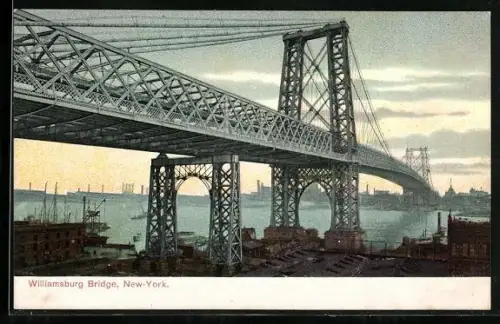 AK New York, NY, Williamsburg Bridge