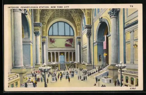 AK New York, NY, Pennsylvania Station, Interior