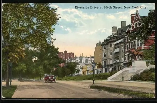 AK New York, NY, Riverside Drive at 106th Street